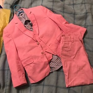 Boys pink adorable suit